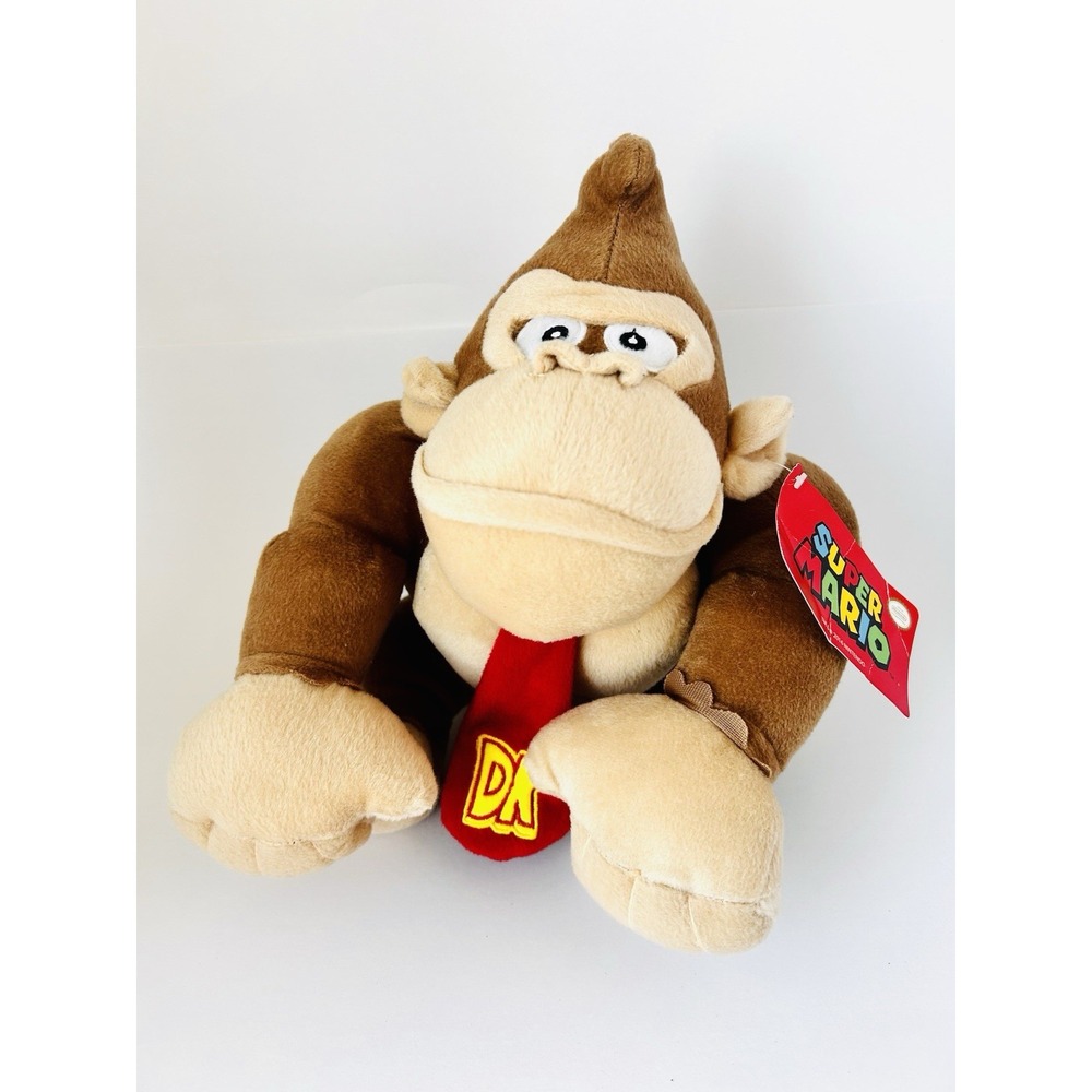 Nintendo Donkey‎ Kong Stuffed 10" Plush Super Mario Toy With Tags